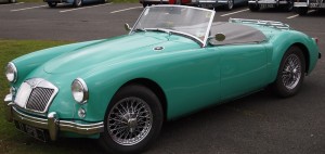 Tyrolite Green BMC Paint Code GN7 Available on early 1500 Roadsters Interior Trim: Grey or Black Hood, sidescreens and tonneau cover: Ice Blue or Black
