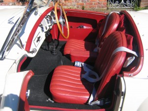 Red trim available throughout the production period These are standard style seats.