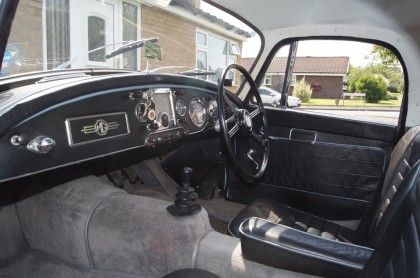 Coupe black interior