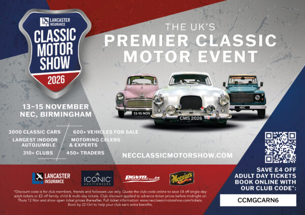 NEC Classic Car Show 2026
