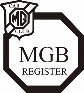 MGB REGISTER LOGO BK ON WH.