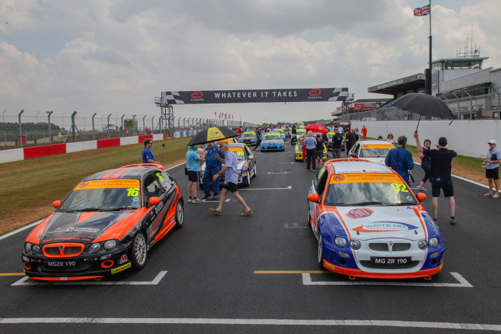 Donington Park Race Meeting MG Car Club