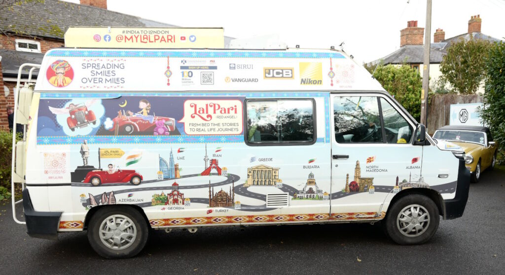 The Y Type’s support vehicle, Lal Pari Ki Saheli